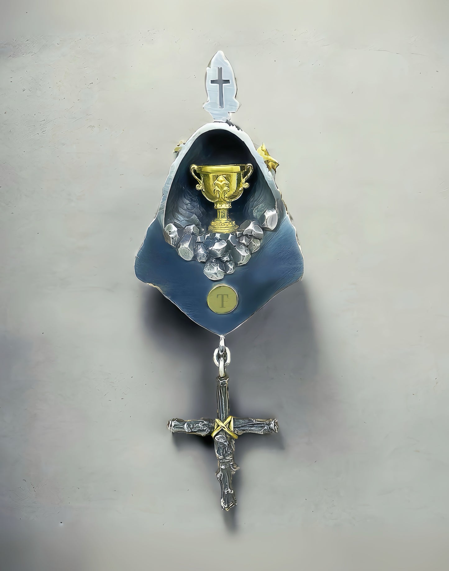 Jesus Silver Pendant (Item No. SC028)