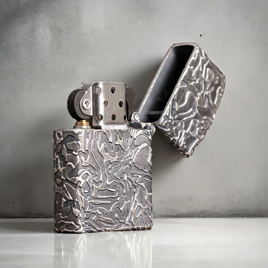 Vintage Silver Zippo Lighter Case (Item No. L0025)