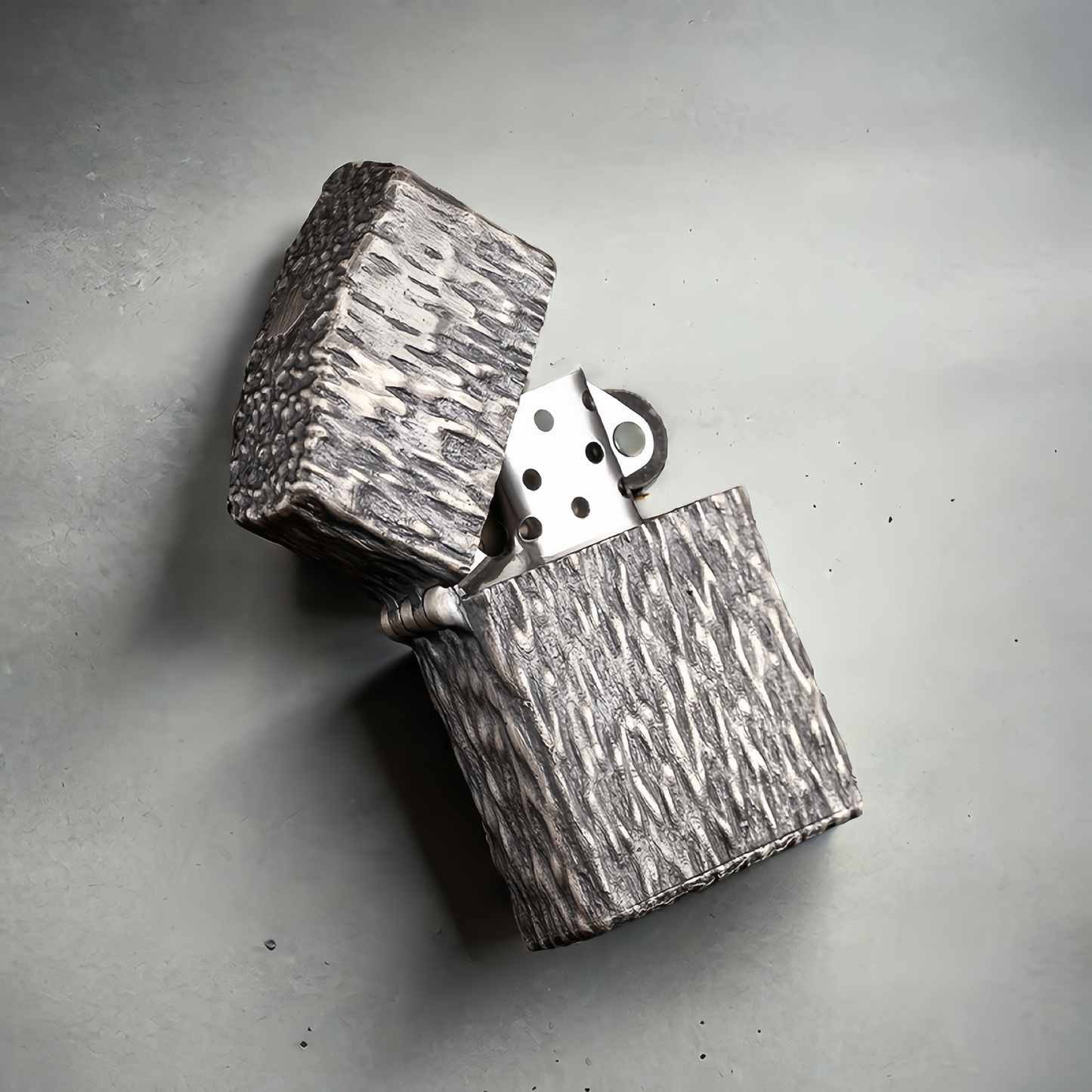 Vintage Silver Zippo Lighter Case (Item No. L0026)