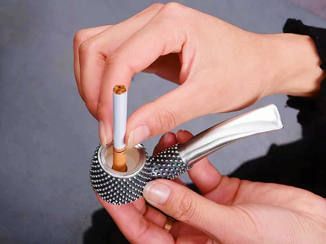 Classic Silver Cigarette Holder (Item No. L0030） Tartaria Onlinestore