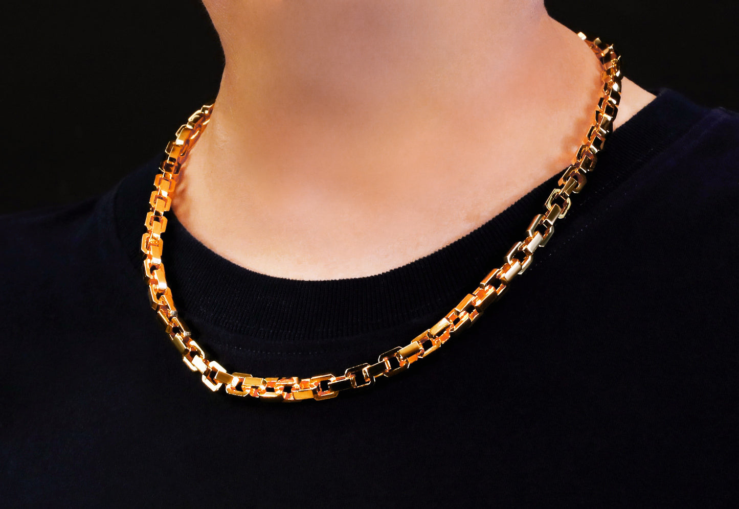 Classic Sterling Silver/9k/14k/18k Necklace Chain (Item No. GN0004）