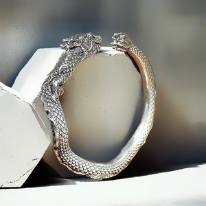 Dragon Silver Bangle (Item No. B0067)