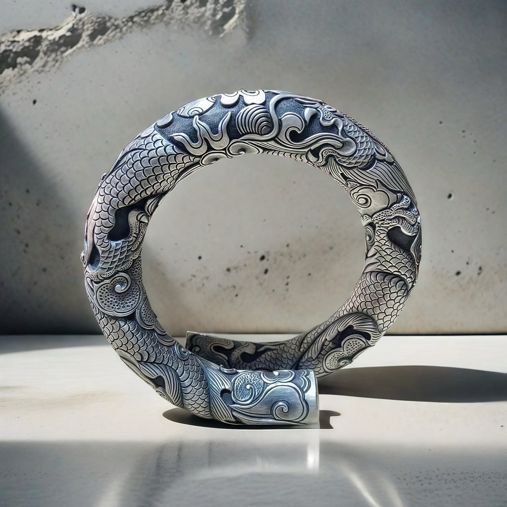 Dragon Silver Bangle (Item No. B0005)