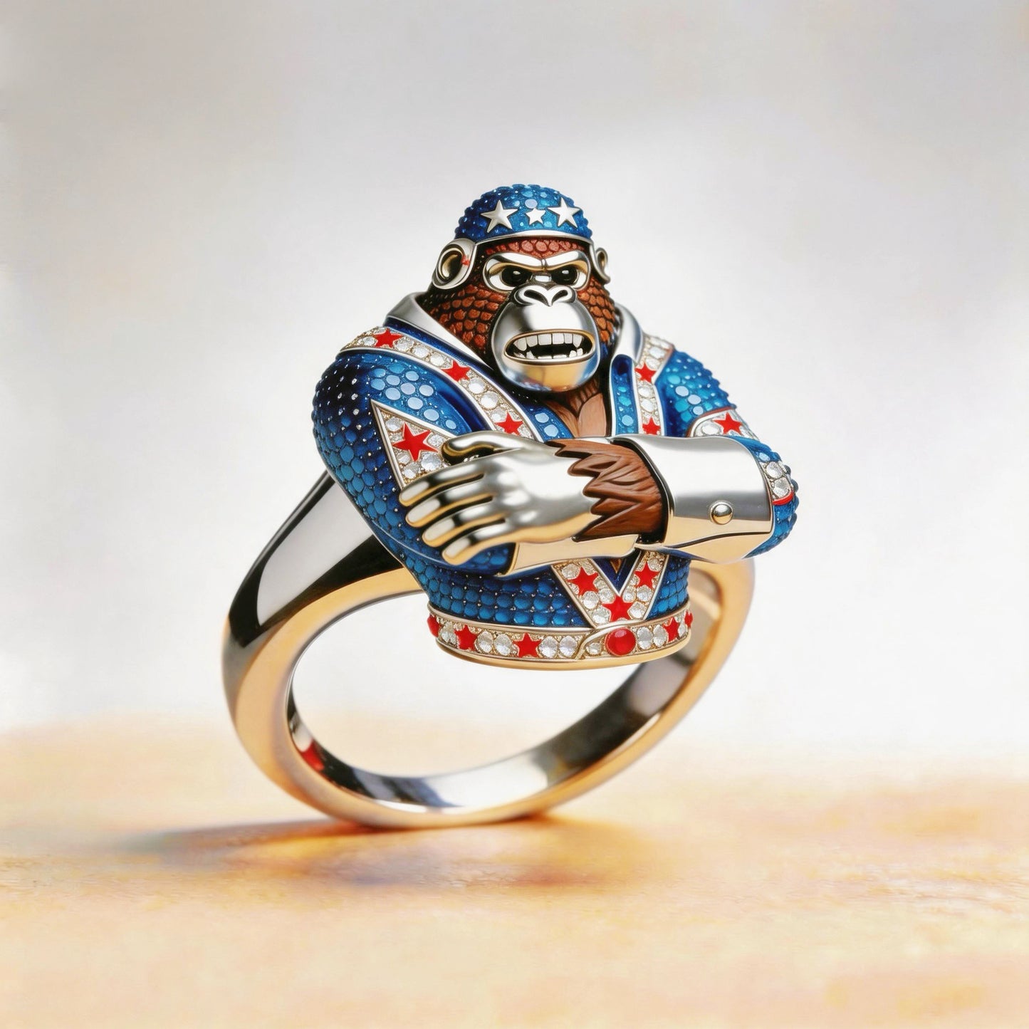 Geez on Ape NFT Custom Jewelry