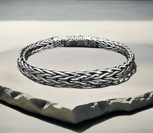 Braided Silver Chain (Item No.B0632）