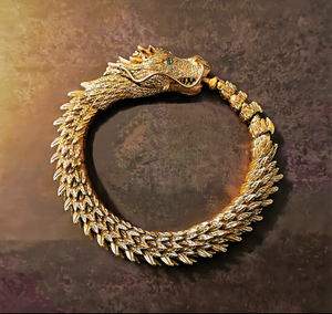 Gold Dragon Bracelet Chain (Item No. GB001)