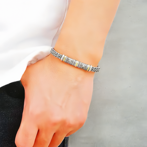 Braided Silver Chain (Item No.B0638）