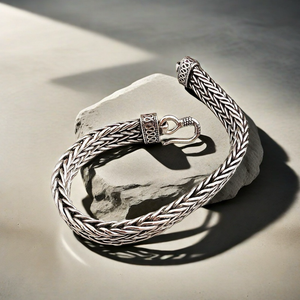 Braided Silver Bracelet (Item No. B0621)