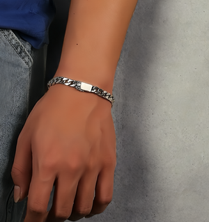 Classy Silver Bracelet Chain (Item No. B0489)