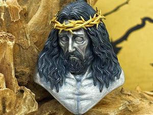 Jesus Silver Pendant (Item No. P0 Tartaria Onlinestore