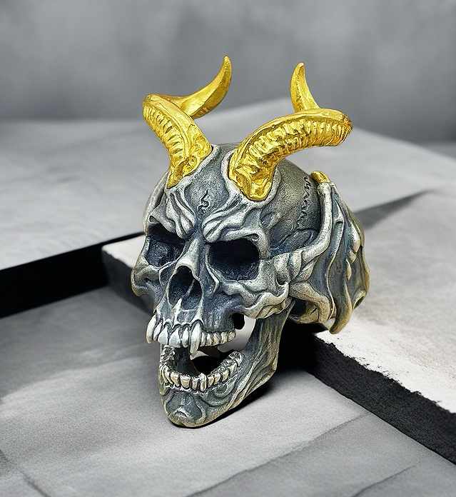 Demon King Silver Ring (Item No. SC031)
