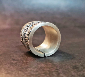 Large Dragon Silver Ring (Item No. R0046)