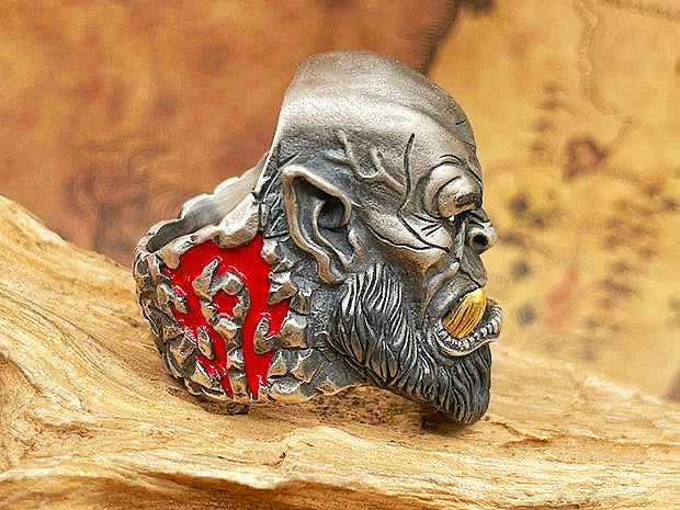 Orgrim Doomhammer Silver Ring (Item No. R0104)