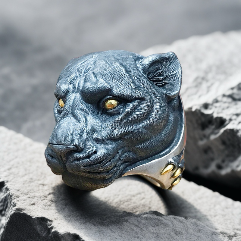 Panther Silver Ring (Item No. SC024)
