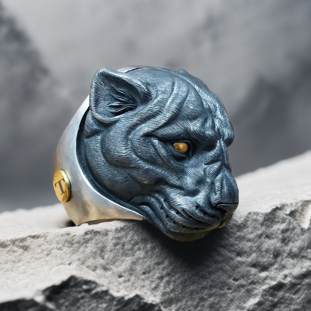 Panther Silver Ring (Item No. SC024)