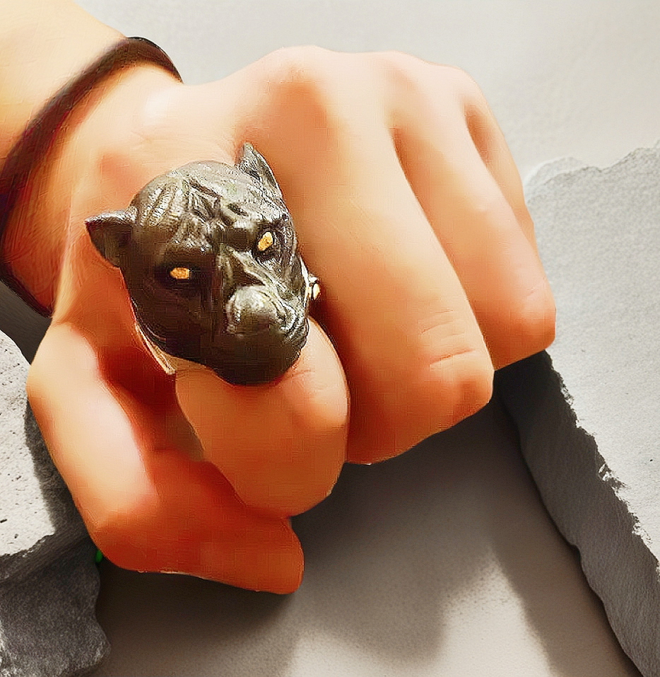Panther Silver Ring (Item No. SC024)