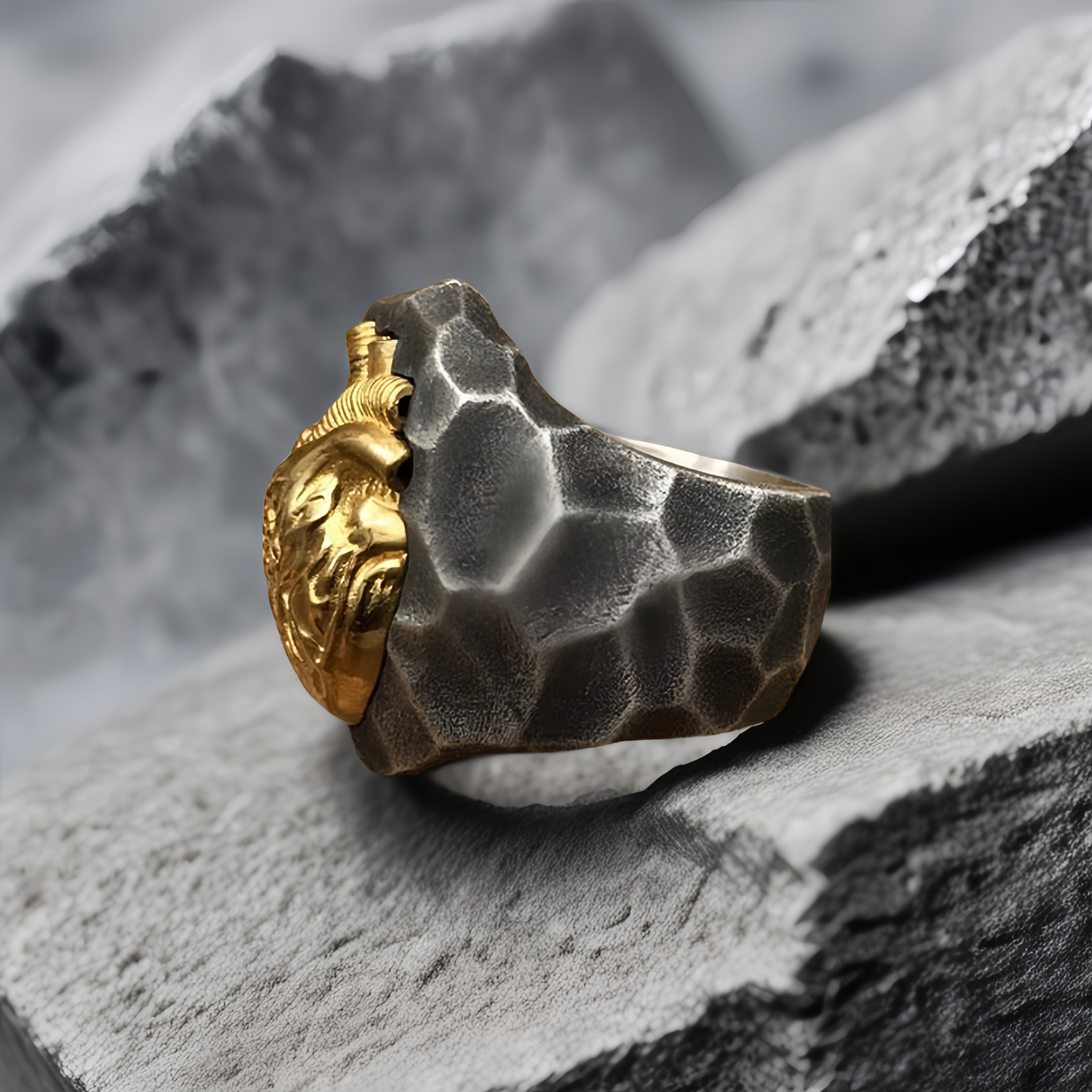 Heart Silver Ring (Item No. SC023)