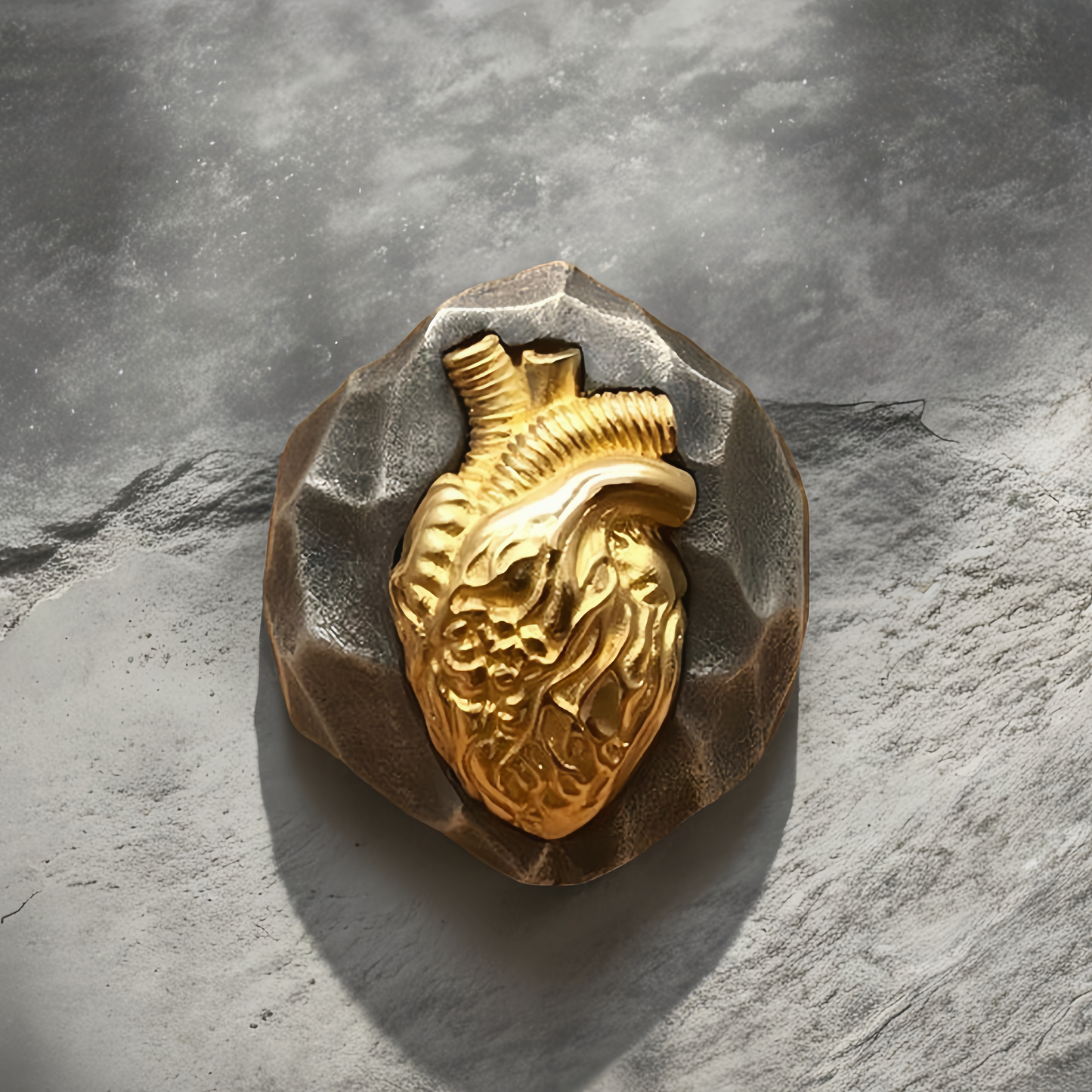 Heart Silver Ring (Item No. SC023)