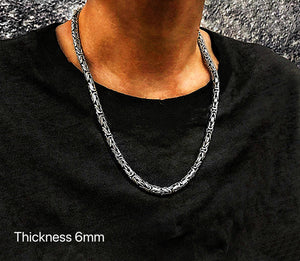 Classy Braided Silver Necklace Chain (Item No. N0139） Tartaria Onlinestore