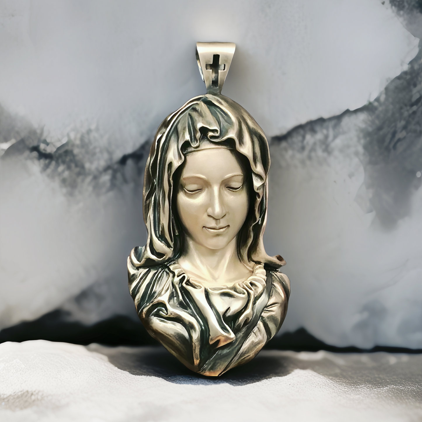 Madonna Silver Pendant (Item No. SC009)