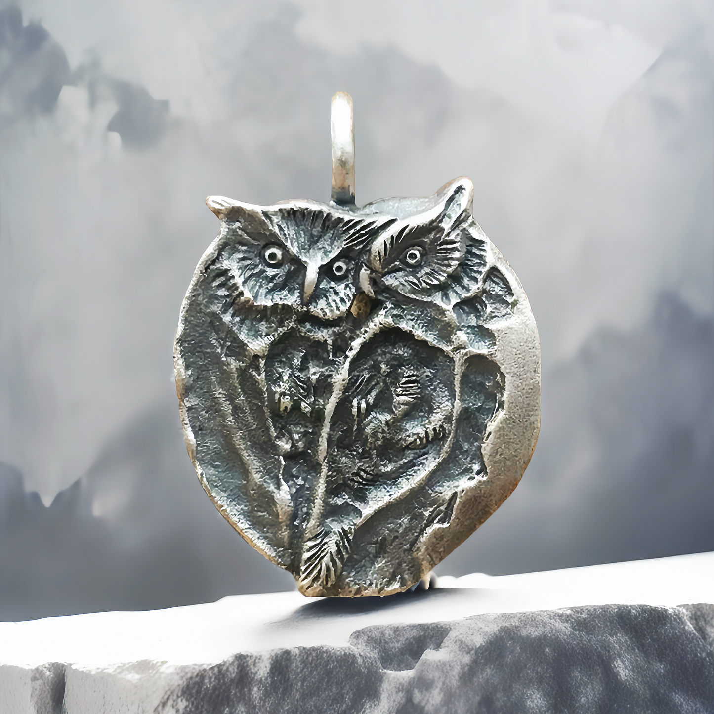 Owl Silver Pendant (Item No. SC004)