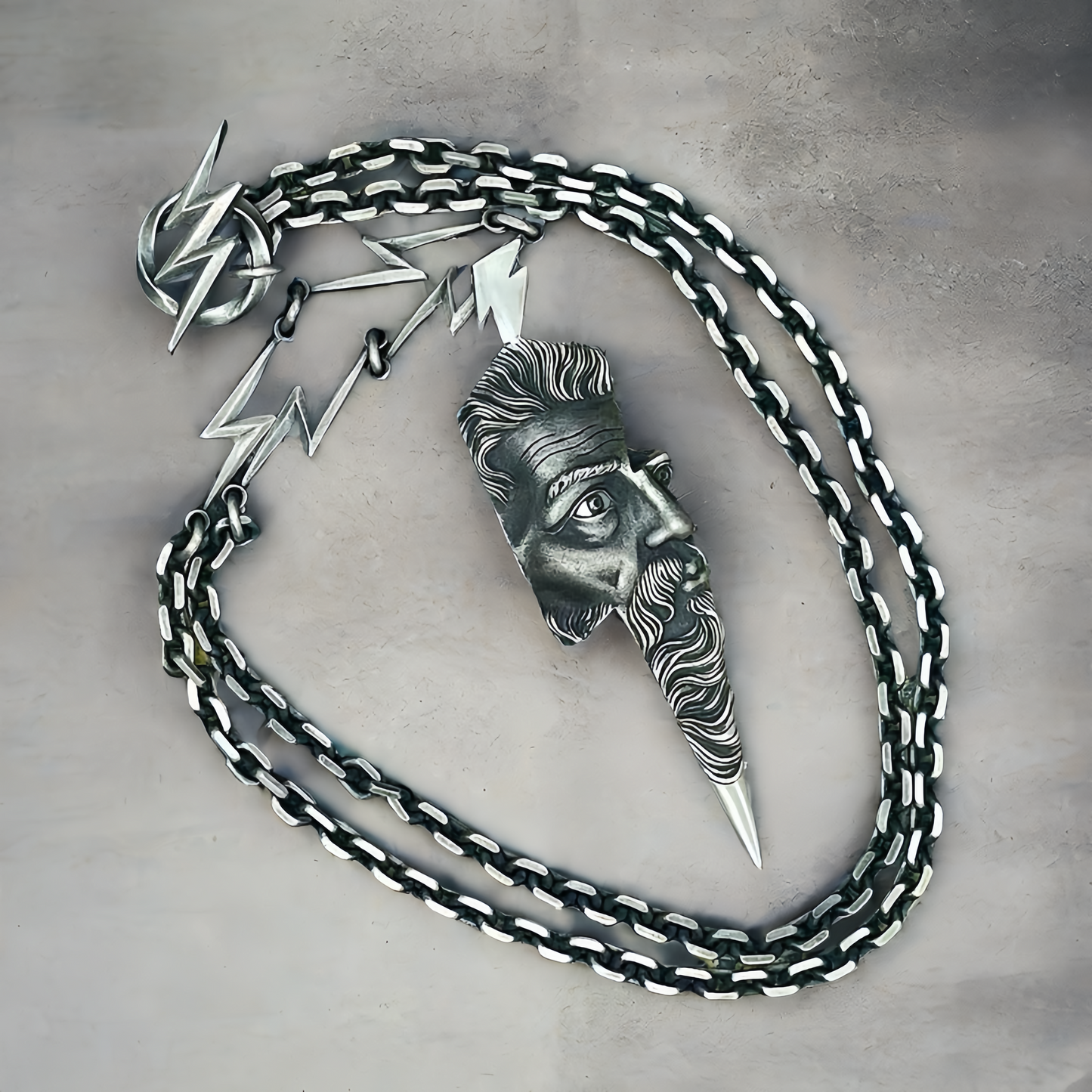 Zeus Silver Pendant (Item No. SC032)