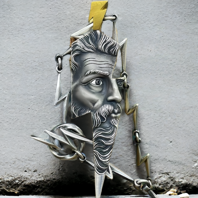 Zeus Silver Pendant (Item No. SC032)