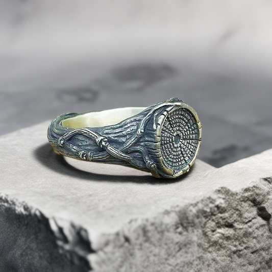 Annual Ring Silver Ring (Item No. SC011)