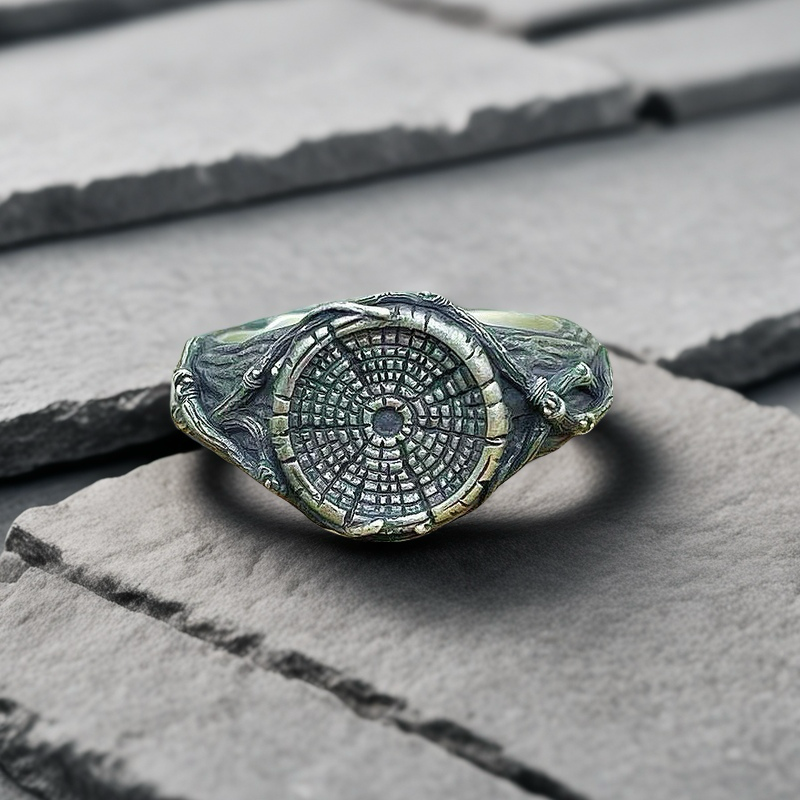 Annual Ring Silver Ring (Item No. SC011)