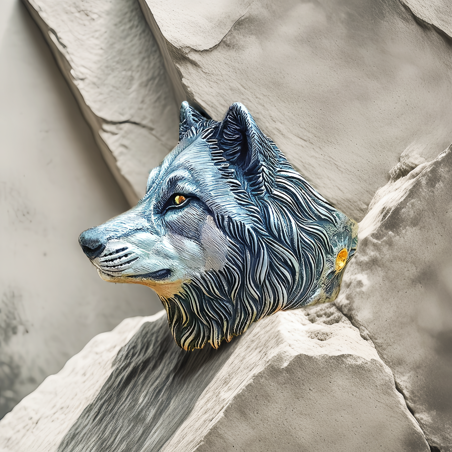 Wolf Silver Ring (Item No. SC017)