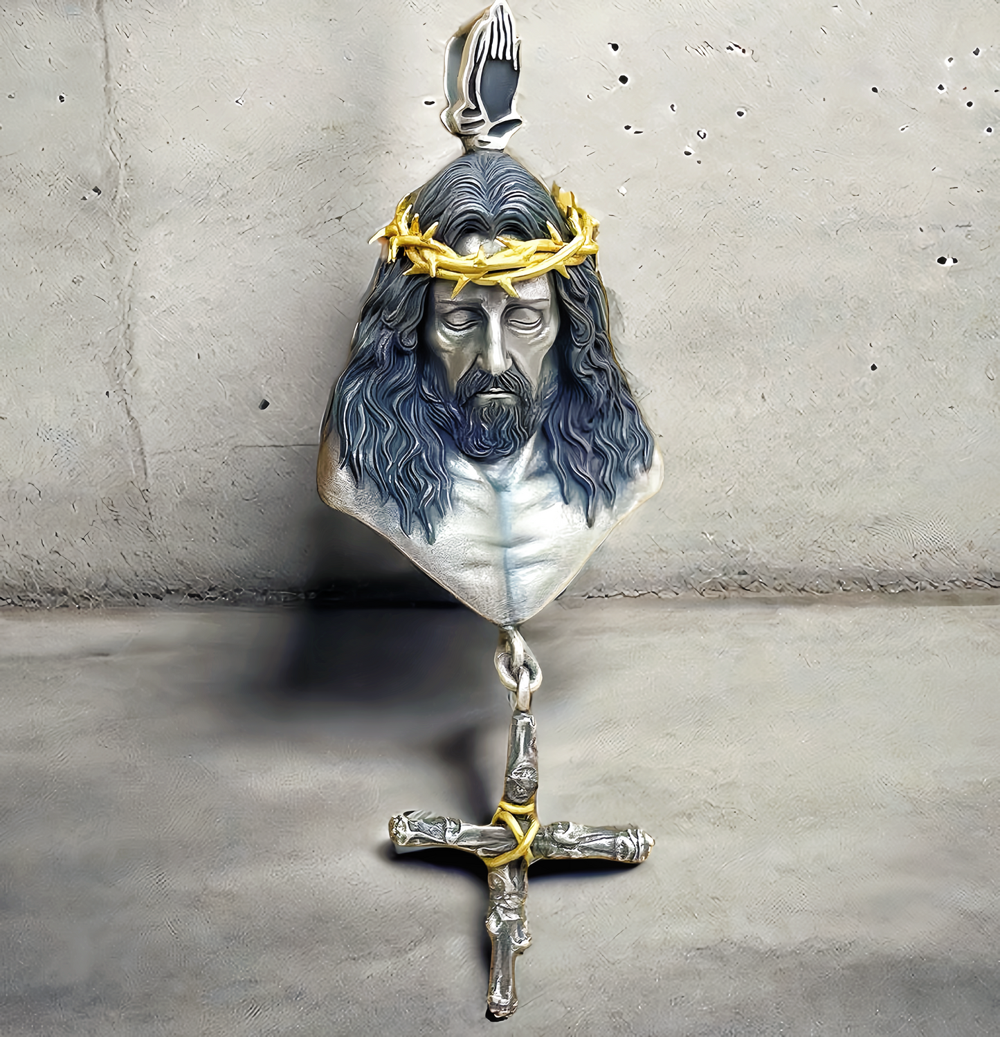 Jesus Silver Pendant (Item No. SC028)