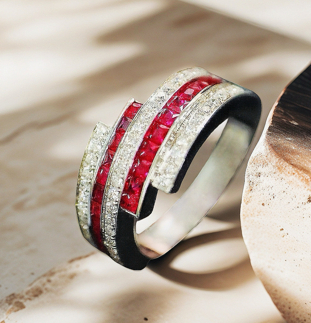 Vintage 18k Gold Diamond Ring (Item No. VT032）