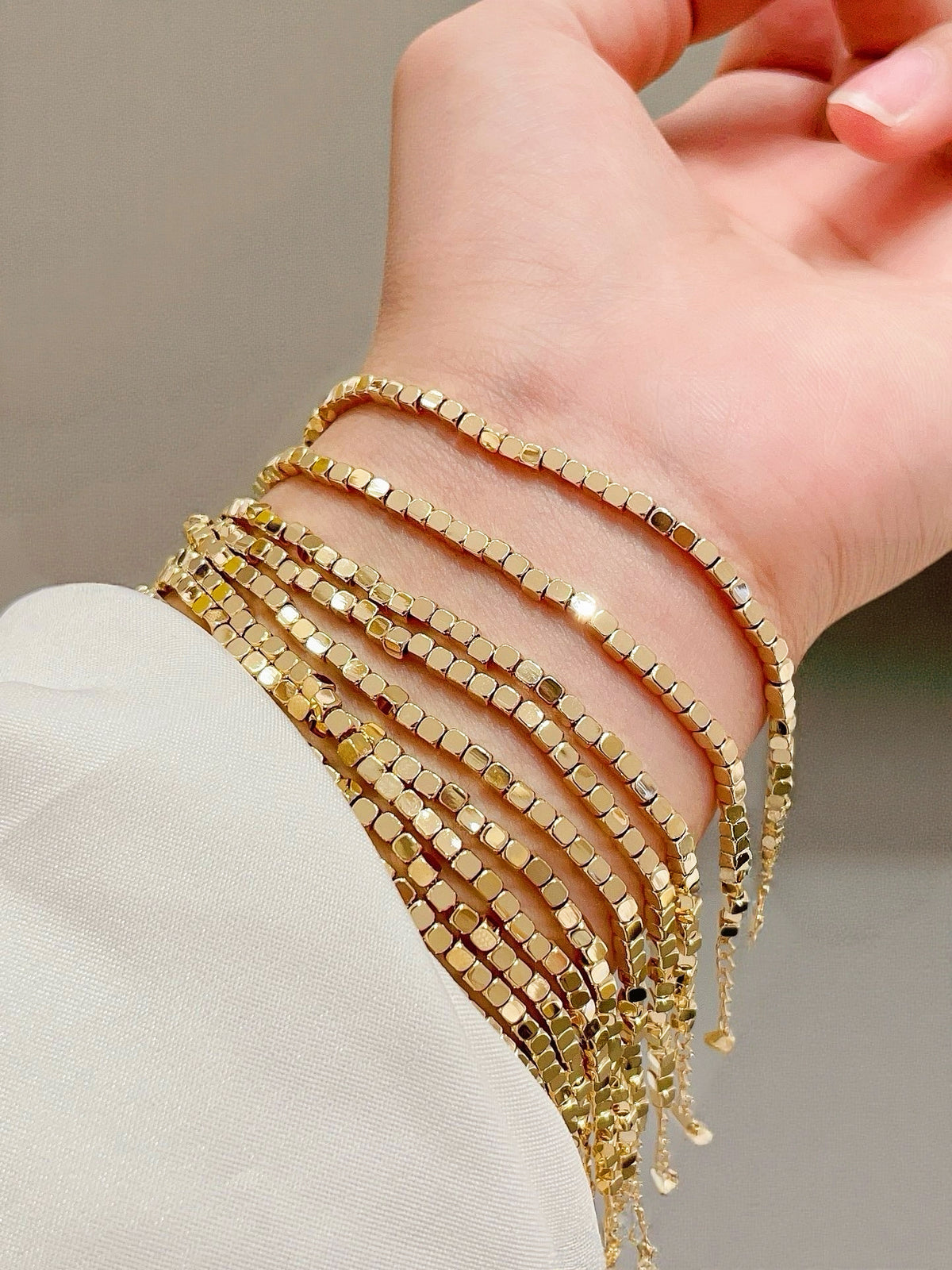 Sugar 18K Gold Bracelet (Item No. HFB027）