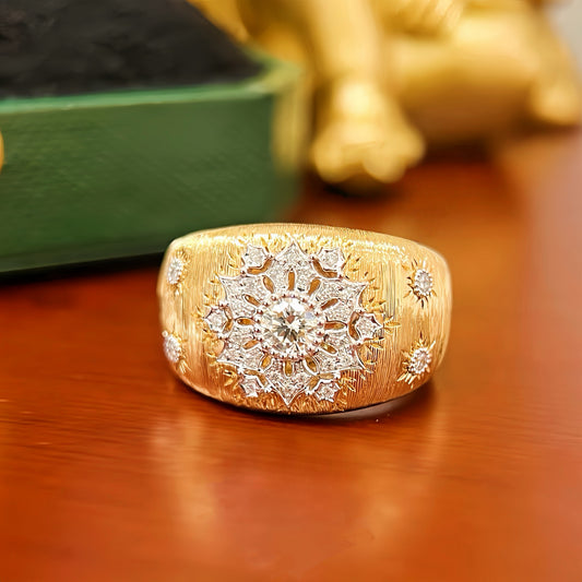 Vintage 18k Gold Diamond Ring (Item No. VT304)