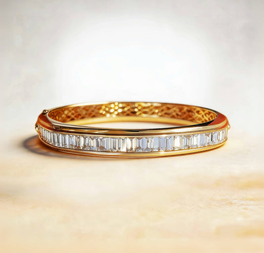Vintage 18k Gold Diamond Bracelet (Item No. VT261）