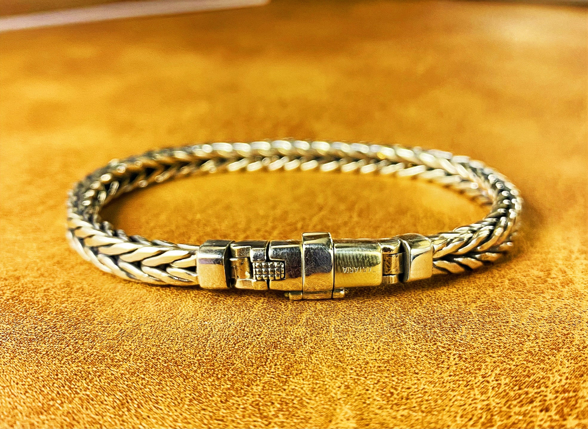 Braided Silver Bracelet Chain (Item No. B0020) Tartaria Onlinestore