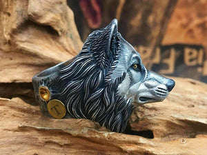 Wolf Silver Ring (Item No. R0103) Tartaria Onlinestore