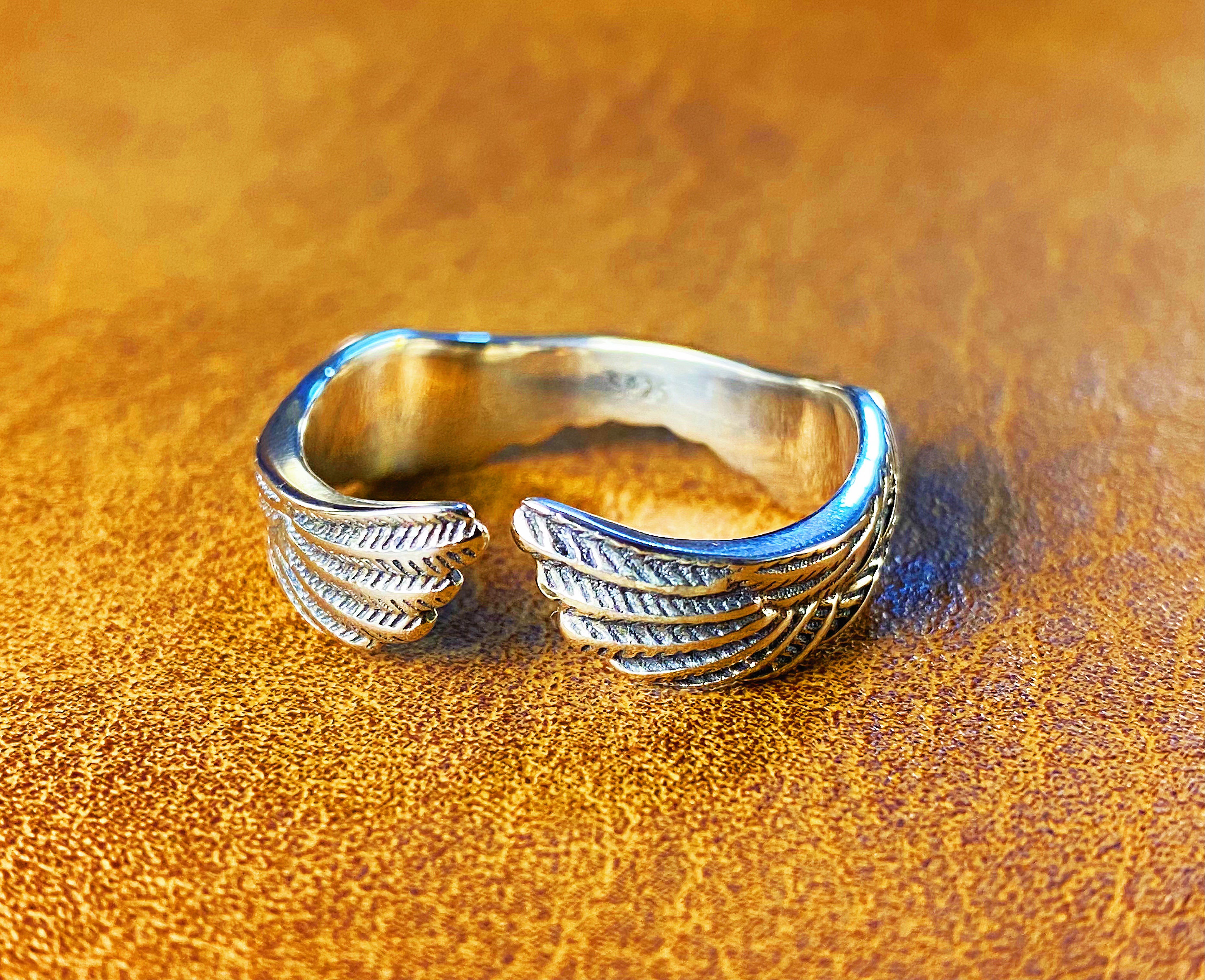 Feather Silver Ring (Item No. R0048)