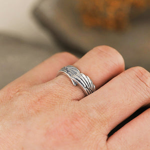 Feather Silver Ring (Item No. R0048)