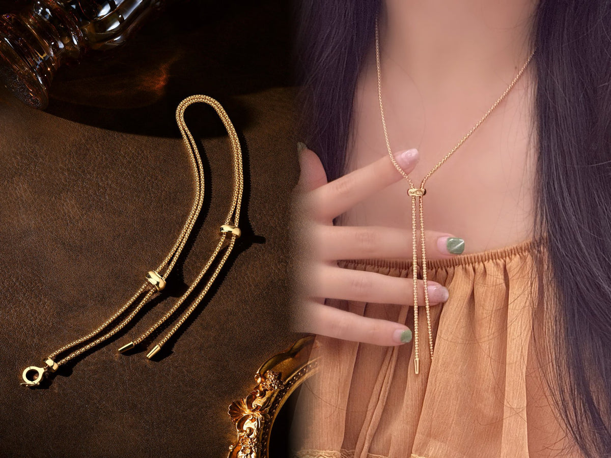 75cm 18k Gold Necklace (Item No. HFN018)