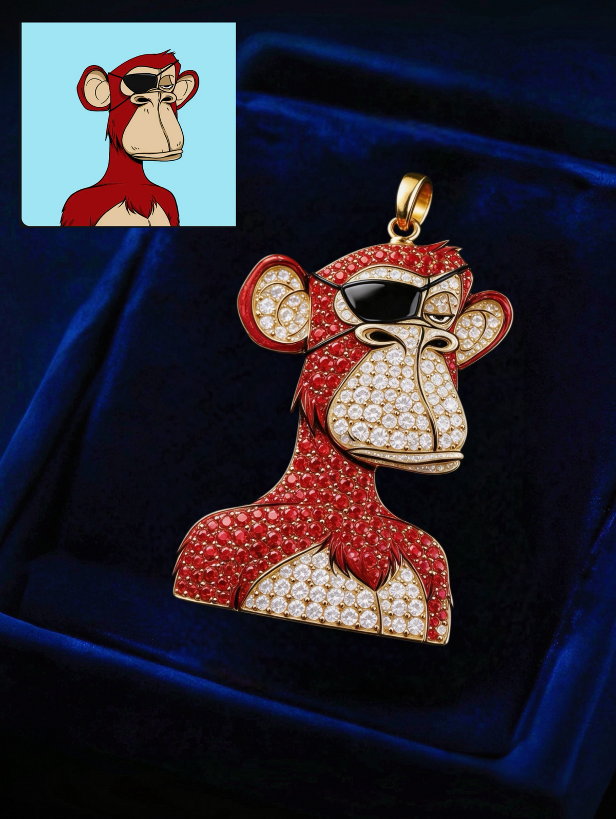Relief 2.5D Edition |  Bespoke Service For Bored Ape Yacht Club (BAYC) Holders |  Encrypted NFC