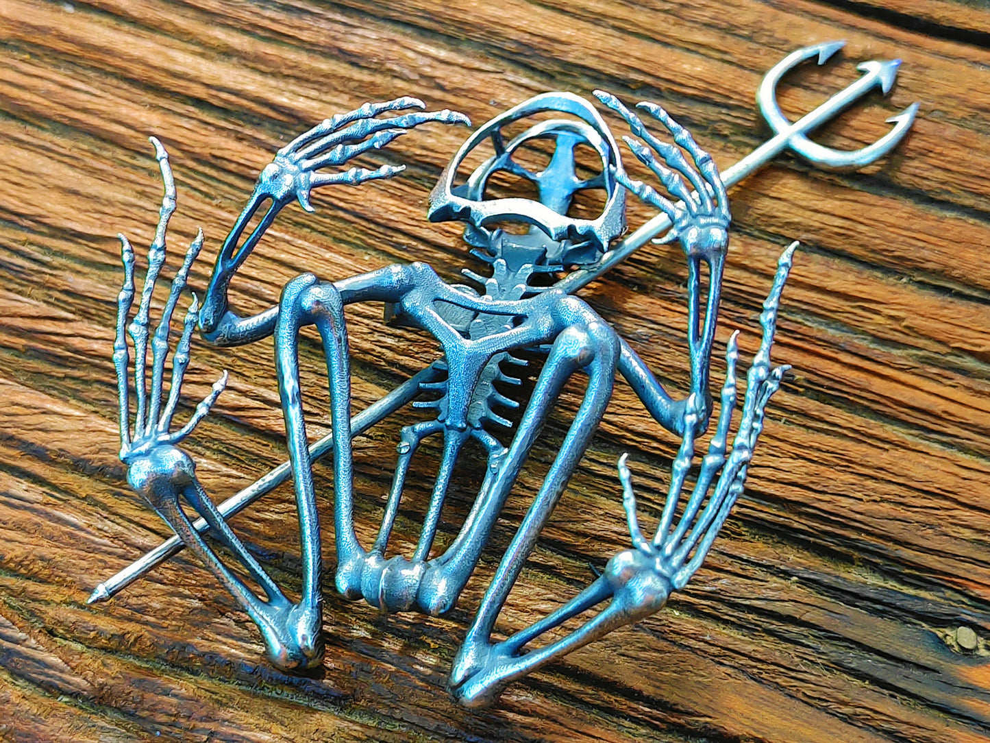 Frog Skeleton Silver Statue Tartaria Onlinestore