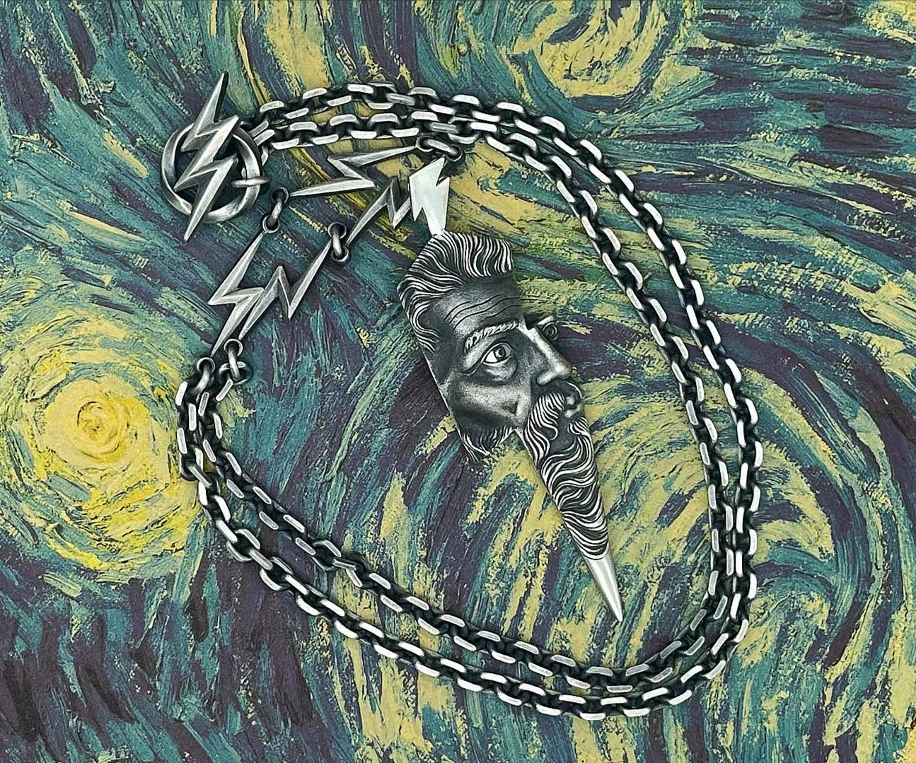 Zeus Silver Pendant (Item No. P015 Tartaria Onlinestore
