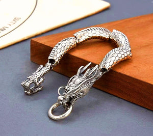 Dragon Silver Bracelet(Item No. B0607） Tartaria Onlinestore