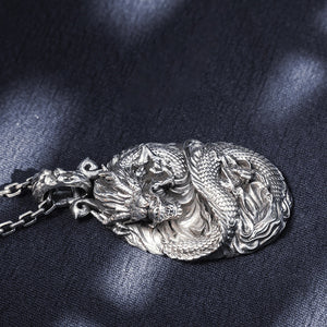 Signet Dragon Silver Pendant (Item No. P0001) Tartaria Onlinestore
