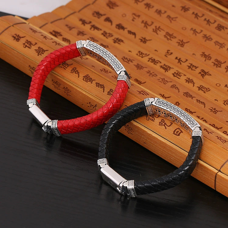 Buddha Leather Bracelet (Item No. B0487) Tartaria Onlinestore