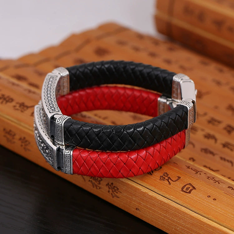 Buddha Leather Bracelet (Item No. B0487) Tartaria Onlinestore