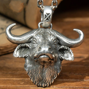 Bull Silver Pendant (Item No. P0031) Tartaria Onlinestore