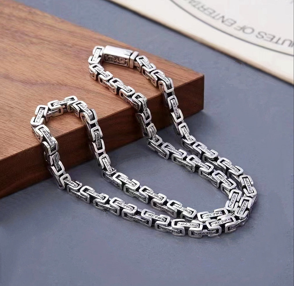 Buddha Handmade Silver Necklace Chain (Item No. N0005) Tartaria Onlinestore