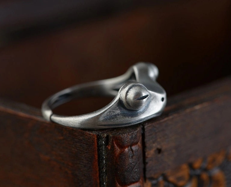 Frog Silver Ring  (Item No. R0017) Tartaria Onlinestore
